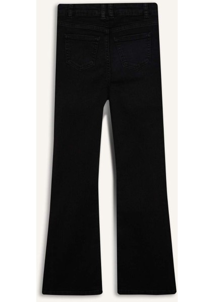 Kız Çocuk Flare Fit İspanyol Paça Jean Pantolon E6183A825AU