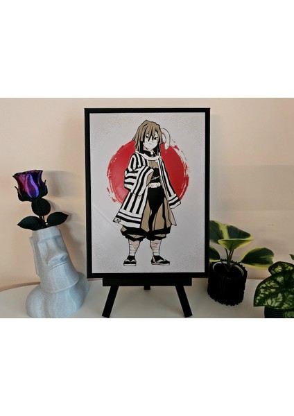 Obanai Iguro - Demon Slayer Kabartmalı Tablo fiyatları