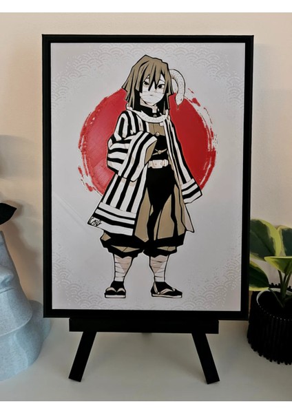 Obanai Iguro - Demon Slayer Kabartmalı Tablo modelleri
