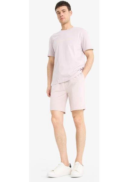 Beli Lastikli Dar Paça Şort E5843AX25SM