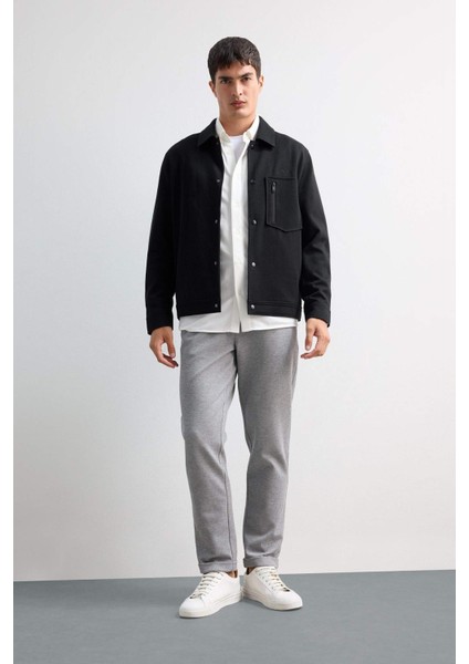 Jogger Fit Beli Bağcıklı Lastikli Esnek Kumaş Cepli Duble Paça Pantolon Y2651AZ25AU