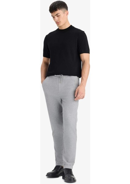 Jogger Fit Beli Bağcıklı Lastikli Esnek Kumaş Cepli Duble Paça Pantolon Y2651AZ25AU