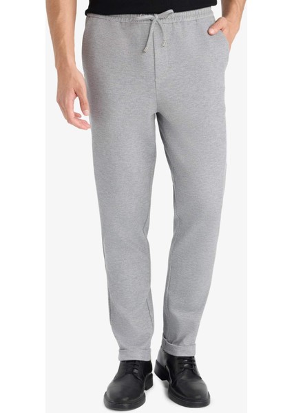 Jogger Fit Beli Bağcıklı Lastikli Esnek Kumaş Cepli Duble Paça Pantolon Y2651AZ25AU