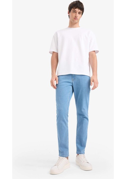 Pedro Slim Fit Dar Kalıp Normal Bel Dar Paça Jean Pantolon E7436AX25SM
