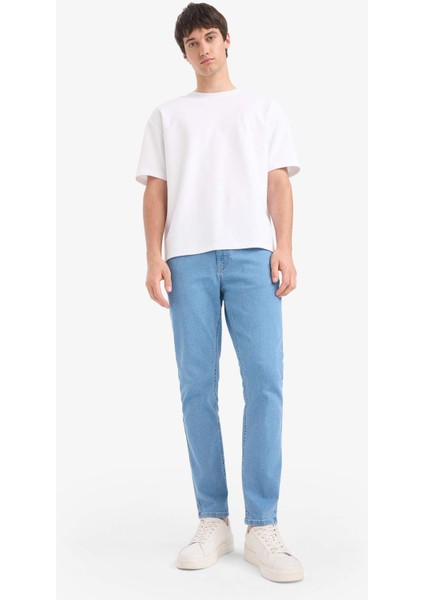 Pedro Slim Fit Dar Kalıp Normal Bel Dar Paça Jean Pantolon E7436AX25SM