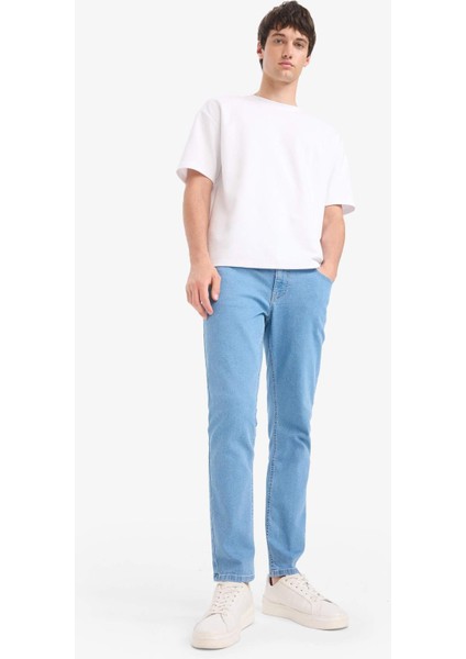 Pedro Slim Fit Dar Kalıp Normal Bel Dar Paça Jean Pantolon E7436AX25SM