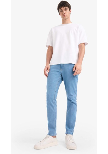 Pedro Slim Fit Dar Kalıp Normal Bel Dar Paça Jean Pantolon E7436AX25SM