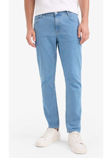 Pedro Slim Fit Dar Kalıp Normal Bel Dar Paça Jean Pantolon E7436AX25SM