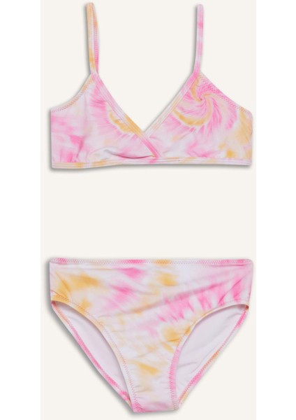 Kız Çocuk Batik Desenli Bikini Takımı E4975A825HS