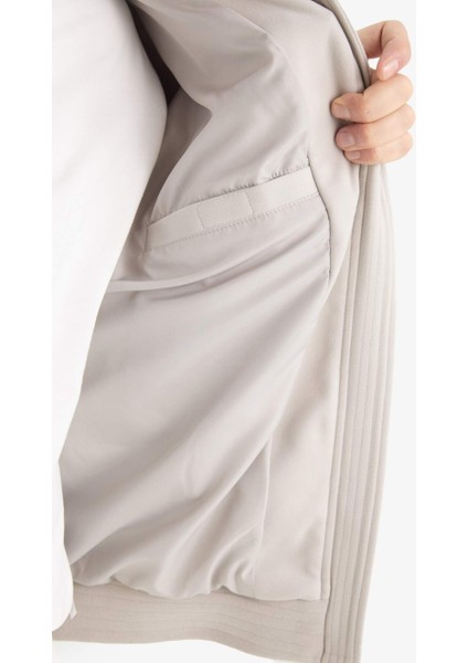 Regular Fit Dik Yaka Fermuarlı Mont C6214AX25AU