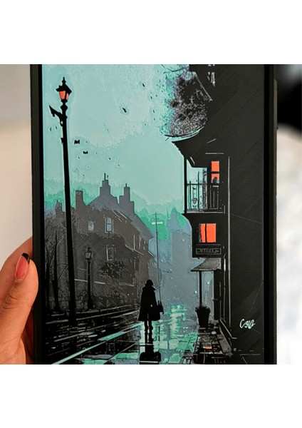 Echoes Of A Silent Night Kabartmalı Tablo