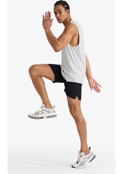 Fit Standart Fit Sporcu Cepli Dokuma Şort E7520AX25AU