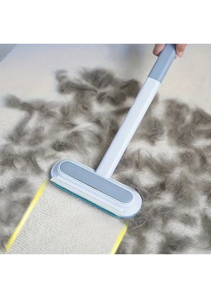 4 In 1 Evcil Hayvan Kedi Köpek Mobilya Halı Için Tüy Temizleme Fırçası Uzun Saplı Ergonomik Çok Amaçlı fırsatları