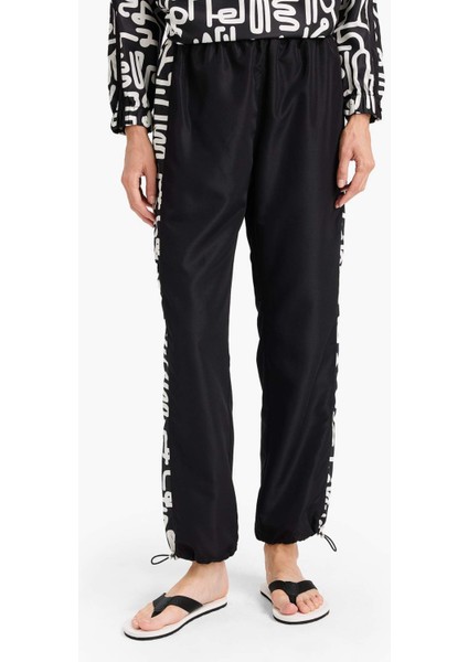 Regular Fit Su Geçirmez 3'lü Desenli Burkini Tesettür Mayo Takım E7996AX25HS