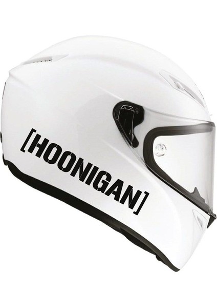 Tek Renk Hoonigan (Hoonigan Helmet Stickers) Kask Sticker Etiket Modeli
