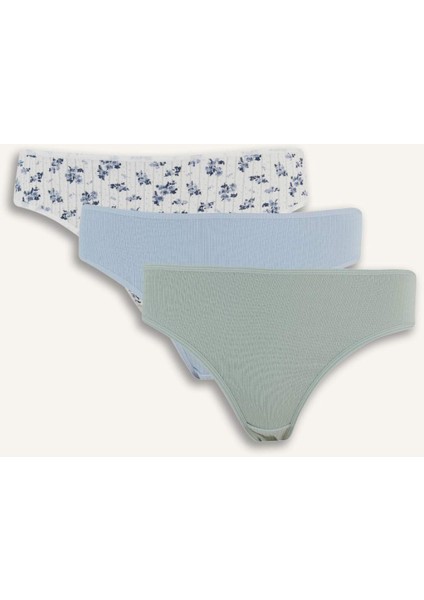 Ribana 3'lü Brief Külot-Fall in Love D6397AX25SP