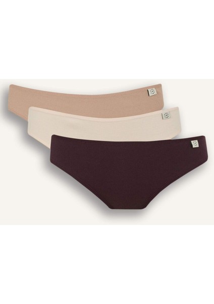 Ribana 3'lü Brief Külot-Fall in Love D6405AX25SP