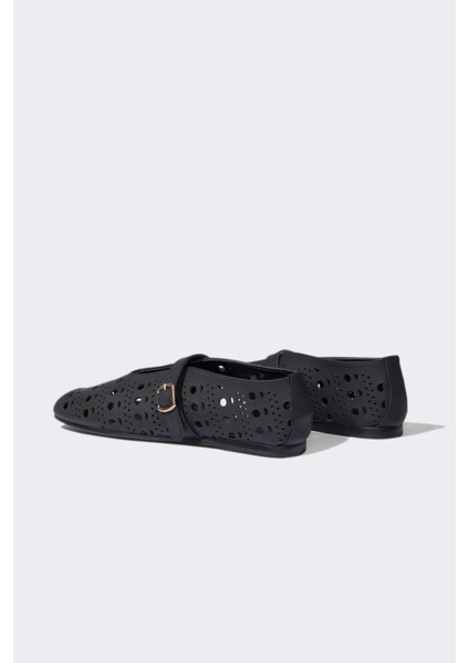 Kadın Tek Bantlı Düz Taban Babet E7178AX25SP