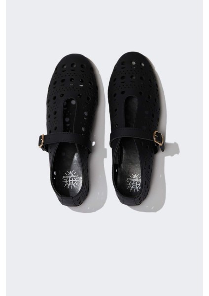 Kadın Tek Bantlı Düz Taban Babet E7178AX25SP