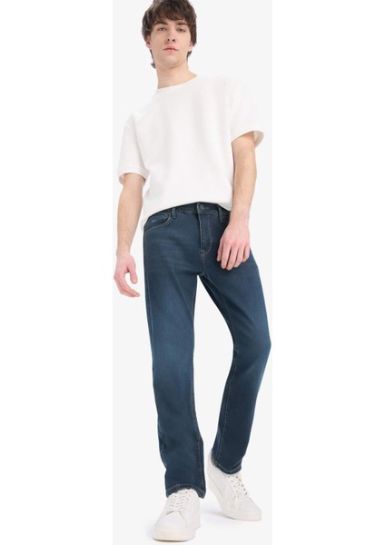 Sergio Regular Fit Normal Kalıp Normal Bel Boru Paça Jean Pantolon B4538AX25SP