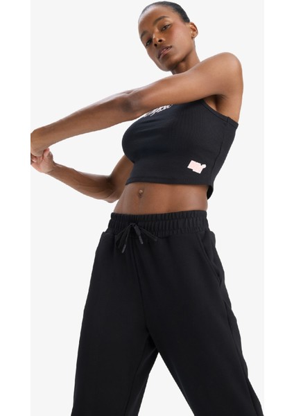 Fit NBA Miami Heat Crop Top Bisiklet Yaka Fitilli Kaşkorse Sporcu Atlet D8800AX25SP