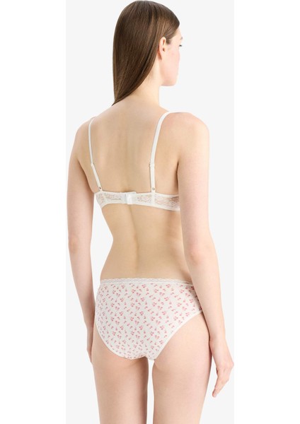 Dantel Detaylı 3'lü Brief Külot-Fall in Love E7663AX25SP