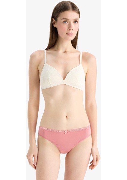 Dantel Detaylı 3'lü Brief Külot-Fall in Love E7663AX25SP