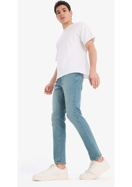 Pedro Slim Fit Dar Kalıp Normal Bel Dar Paça Jean Pantolon E8201AX25SP