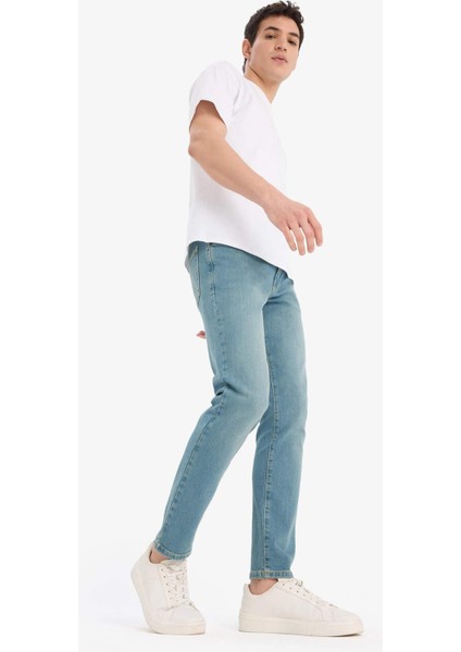 Pedro Slim Fit Dar Kalıp Normal Bel Dar Paça Jean Pantolon E8201AX25SP