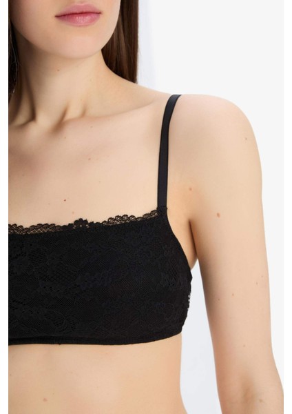 Floral Kapsız Dantelli Bra-Fall in Love E5295AX25SP