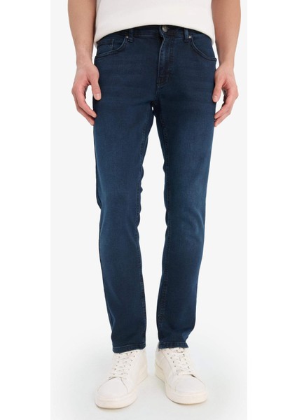Pedro Slim Fit Dar Kalıp Normal Bel Dar Paça Jean Pantolon E8200AX25SP