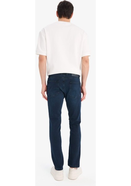 Pedro Slim Fit Dar Kalıp Normal Bel Dar Paça Jean Pantolon E8200AX25SP