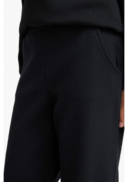 Kız Çocuk Wide Leg Waffle Geniş Paça Pantolon E8293A825AU