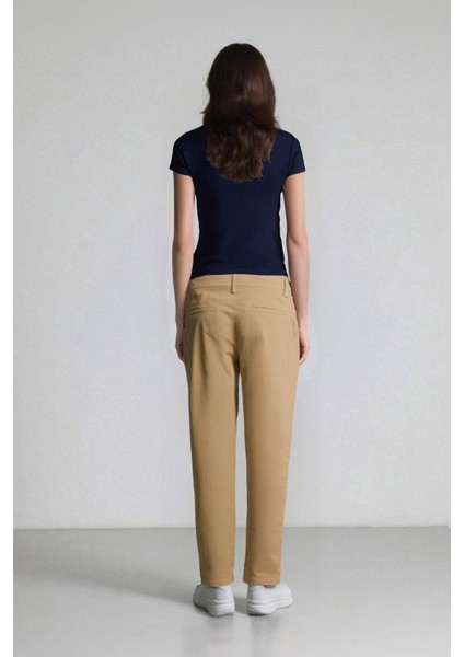 Coool Straight Fit Gabardin Pantolon Yüksek Bel E4346AX25SP