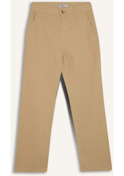 Coool Straight Fit Gabardin Pantolon Yüksek Bel E4346AX25SP