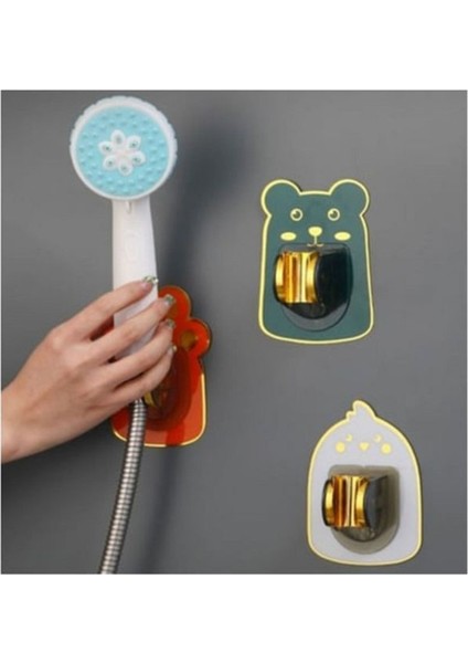 Renkli Hayvan Figürlü Hareketli Duş Başlığı Tutucu, Pratik ve Şık Tasarım fiyatları