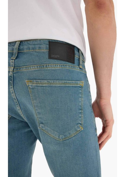 Pedro Slim Fit Dar Kalıp Normal Bel Dar Paça Jean Pantolon E8201AX25SP