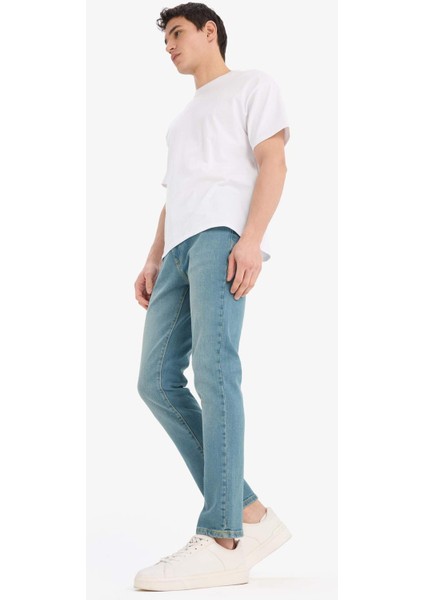 Pedro Slim Fit Dar Kalıp Normal Bel Dar Paça Jean Pantolon E8201AX25SP