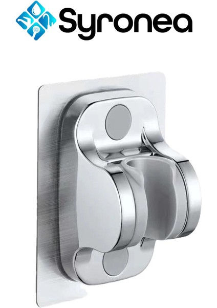 Krom Duş Başlığı Askısı, 15 kg Taşıma Kapasiteli Mafsal Tutucu