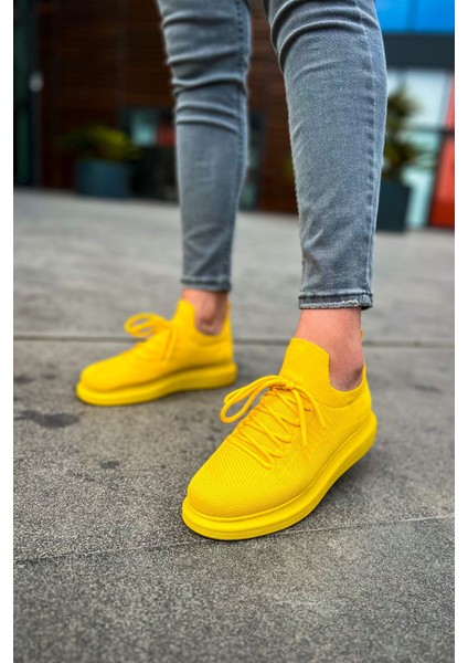 Tricot Premium Ortopedik Rahat Erkek Ayakkabı SARI1399 modelleri