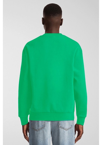 Erkek Bisiklet Yaka Rahat Kalıp 3 Iplik Içi Polarlı Kalın Sweatshirt SPR24SW36 fiyatları