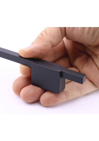Boyut Siyah Metal 256 mm Uzun Dolap Kulpları Mutfak Çekmece Kulbu Kapak Kulbu Mobilya Kolu Aksesuarı modelleri