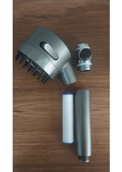 Çok Fonksiyonlu Masajlı Ayarlanabilir Krom Duş Başlığı ve El Duşu indirimleri