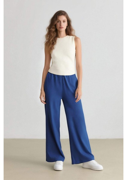 Straight Fit Cep Detaylı Düz Paça Keten Karışımlı Pantolon E7334AX25SM