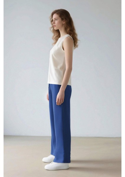 Straight Fit Cep Detaylı Düz Paça Keten Karışımlı Pantolon E7334AX25SM