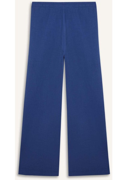 Straight Fit Cep Detaylı Düz Paça Keten Karışımlı Pantolon E7334AX25SM