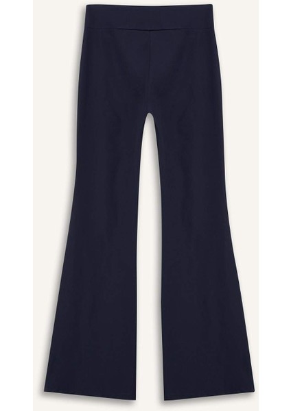 Fit Flare Fit Geniş Paça Sporcu Uzun Pantolon E7757AX25SP