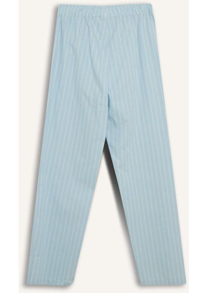 Uzun Boy Poplin Pijama Altı-Fall in Love E7653AX25SP