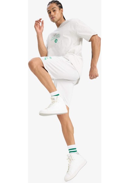Fit NBA Boston Celtics Standart Fit Kısa Paça Şort E4861AX25AU