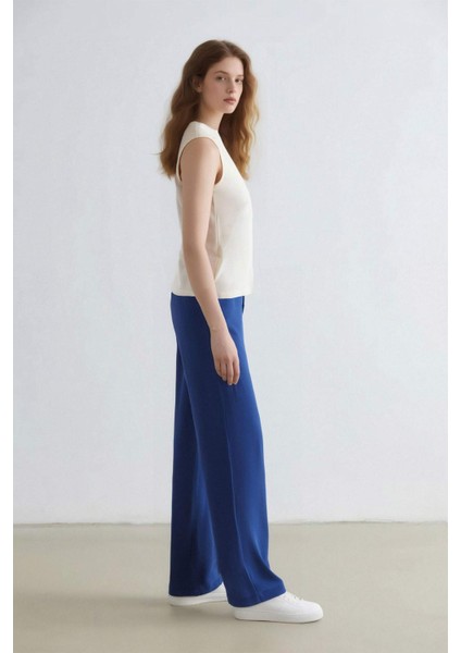 Straight Fit Cep Detaylı Düz Paça Keten Karışımlı Pantolon E7334AX25SM